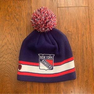 Old Time Hockey New York Rangers Messier Pom Beanie | Unisex | NWOT